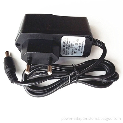 9V 1A 100% New AC 100V-240V Converter power Adapter DC 9V 1A Power Supply EU Plug DC 5.5mm x 2.1mm